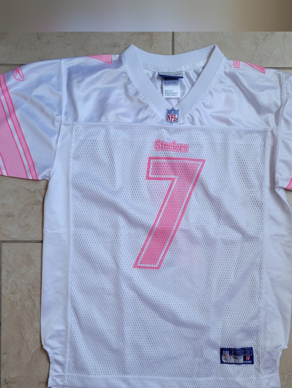 Pittsburgh Steelers Roethlisberger #7 Football Jersey Youth XL